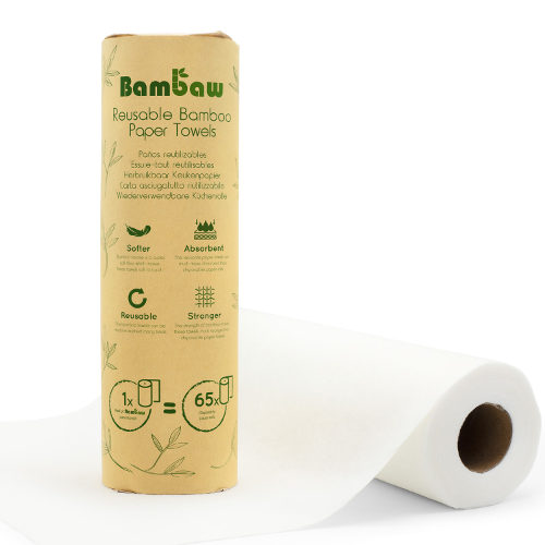 Wielorazowe ręczniki papierowe bardzo chłonne BamBaw 20szt.,