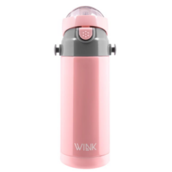 Bidon termiczny Wink Bottle 380 ml | Pink